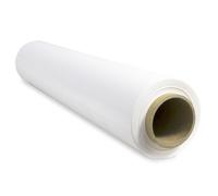 Film Transparente para Embalar, Film de Varios Colores, Papel Film, Rollo de Plastico Protector Muebles, Cajas Mudanza, Plastico Cubretodo 50cm x 300m estirables - SIDI Blanco 3 Uds