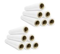 Film Transparente para Embalar, Film Transparente, Papel Film, Rollo de Plastico Protector Muebles, Cajas Mudanza, Plastico Cubretodo 50cm x 300m estirables - SIDI (12 unds, Transparente)