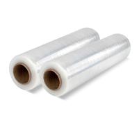 Film Transparente para Embalar, Plastico Cubretodo para Mudanzas, Film Adhesivo Protector, Film Embalaje para Cubrir Muebles, Cajas Carton Mudanza y Objetos - Ofituria (2 unds)