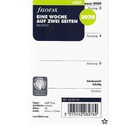 Filofax 000020-68140 - Recambio para agenda (1 semana en 2 páginas)