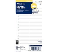 FILOFAX 24-68446 Personal 1 día en 1 página, blanco alemán 24-68446 - 1 unidad
