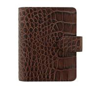 Filofax 26014 Organizador Croc Pocket Classic, color castaño