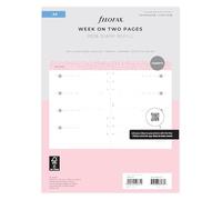 Filofax Agenda 2026 26-68591 con vista semanal en 5 idiomas, tamaño A5