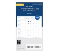 Filofax Agenda 27-68410 de 2027 en formato de bloque en inglés, 27-68410