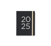 Filofax Agenda A5 2025, color negro luz de luna