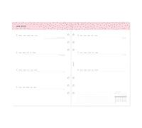Filofax Agenda A5 con vista semanal de confeti, color blanco 2023