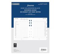 Filofax Agenda A5 Multi 1 mes en 2 páginas con pestañas (alemán) 2026