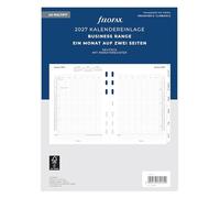 Filofax Agenda A5 Multi 1 mes en 2 páginas con pestañas en alemán 2027