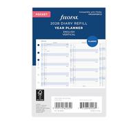 Filofax Agenda anual vertical de bolsillo 2028-28-68202