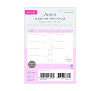 Filofax Agenda de bolsillo con confeti vista semanal, 2022 22-68291