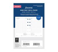 Filofax Agenda de bolsillo para citas en inglés 2026 26-68241