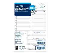 Filofax Agenda de citas en inglés A5, día laborable por página, 2024