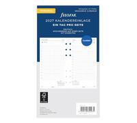 Filofax Agenda personal 1 día en 1 página en alemán 2027