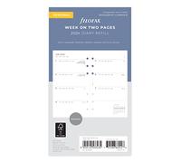 Filofax Agenda personal minimalista semanal en dos páginas 2024