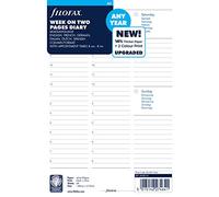 Filofax - Agenda semanal (A5, vista semanal, sin fecha)