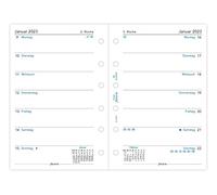 Filofax Bolsillo 1 semana en 1 página (alemán) 2023, blanco, 23-68244