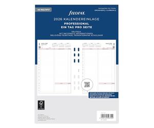 Filofax Calendario A5 Prof.1 día por página (en alemán)2026