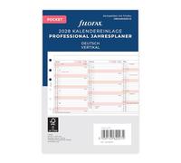 Filofax Calendario de bolsillo profesional planificador anual alemán 2028