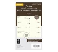 Filofax Calendario personal 1 semana en 2 páginas algodón crema (alemán)2026
