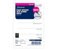 FILOFAX Calendario Pocket 1 semana por página (alemán)2024