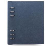 Filofax Clipbook Architexture PER Notebook Blue Suede Blue Suede 143004 - Cuaderno de notas rellenable (piel sintética, tamaño A6), color azul