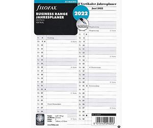 Filofax Leporello DEU 22-68549 - Planificador anual (2022, tamaño A5, plegable)