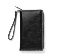 Filofax Malden - Organizador de piel con cremallera, color negro