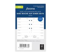 Filofax Mini 1 semana en 1 página (alemán)2025