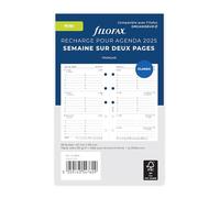 Filofax Mini 1 semana en 2 páginas en francés 2025