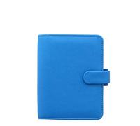 Filofax - Organizador de bolsillo Saffiano azul neón