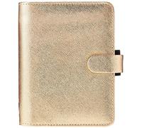 Filofax Organizador Saffiano de bolsillo, color oro rosa metálico