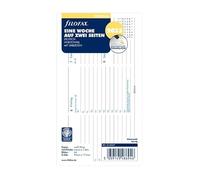 Filofax Personal 1 semana en 2 páginas. Horiz. (alemán) 2023