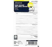 FILOFAX Personal 1 semana en 2 páginas verticales (alemán)2022