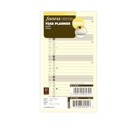 FILOFAX Personal 2025 - Plantilla para calendario (algodón crema), color crema