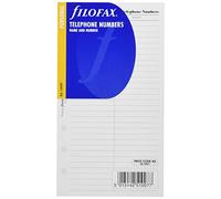 Filofax Personal - Recambio para agenda de anillas, agenda de teléfonos (en inglés)