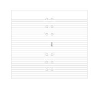 Filofax Personal - Recambio para agenda de anillas, hojas rayadas para notas, paquete de oferta, color blanco