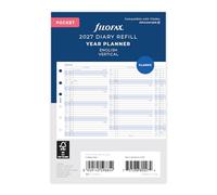 Filofax Planificador anual vertical de bolsillo 2027
