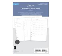 Filofax Planificador de hogar tamaño A5, color blanco