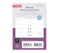 Filofax Pocket Garden 26-68292 - Agenda semanal 2026