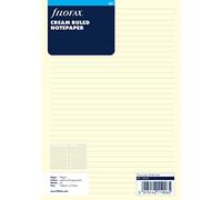 Filofax - Recambio de hojas para archivador (tamaño A5, a rayas), color crema