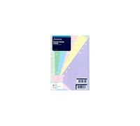 Filofax Recambio de papel rayado pastel A5