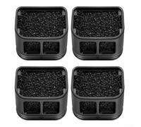 Filtro compatible para Xiaomi W30 W30 Pro E303HW robot de lavado de pisos, elemento de filtración no tejido PP reutilizable, kit de accesorios de mejora de la calidad del aire (4 piezas)