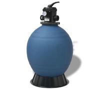 Filtro De Arena Para Piscina Azul Ø 55.9 X 96.5 Cm Pe Vidaxl