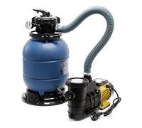 Sistema de filtración de arena Wiltec HZS-300 para piscinas, sistema de filtración, filtro para piscina, bomba, depósito de filtro con bomba, bomba para piscina