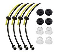Filtro de Gasolina Kit Tubo Sello, Universal Kit de filtros de gasolina,Tubo de Manguera de Combustible con Manguito y Junta Para Cortadora de Cepillo, Recortadora