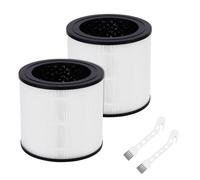 Filtro de Repuesto FY0611 Compatible con Purificadores de Aire Philips Serie 600: AC0650/10 y AC0651/10, Número de Pieza FY0611/30, Paquete de 2 Filtros H13 True HEPA + 2 Cepillos de Limpieza