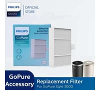 Filtro de Repuesto Philips GoPure para Purificador de Aire para Automóvil GoPure Style Serie 3000 S3601 y S3602 SNF60 GAF60 GAF60 Paperback