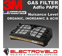 Filtro de vapor orgánico y gas ácido 3M Speedglas - Respirador de aire Adflo ...