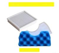 Filtro HEPA premium para modelos de aspiradora inalámbrica Samsung SC4300 SC4470 DJ63 DJ97 - Elemento de purificación de aire lavable 13,5 x 11,8 cm (1 azul + 1 blanco)