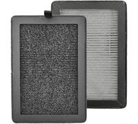 Filtro purificador de aire H128 premium para modelo LV-H128 de alta eficiencia HEPA para medios, elimina humo, polvo, olores, mascotas, alivio de alergias, modo de sueño silencioso, unidad compatible